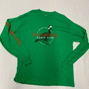 MGC Holiday Goose Long Sleeve T-Shirt (Green)